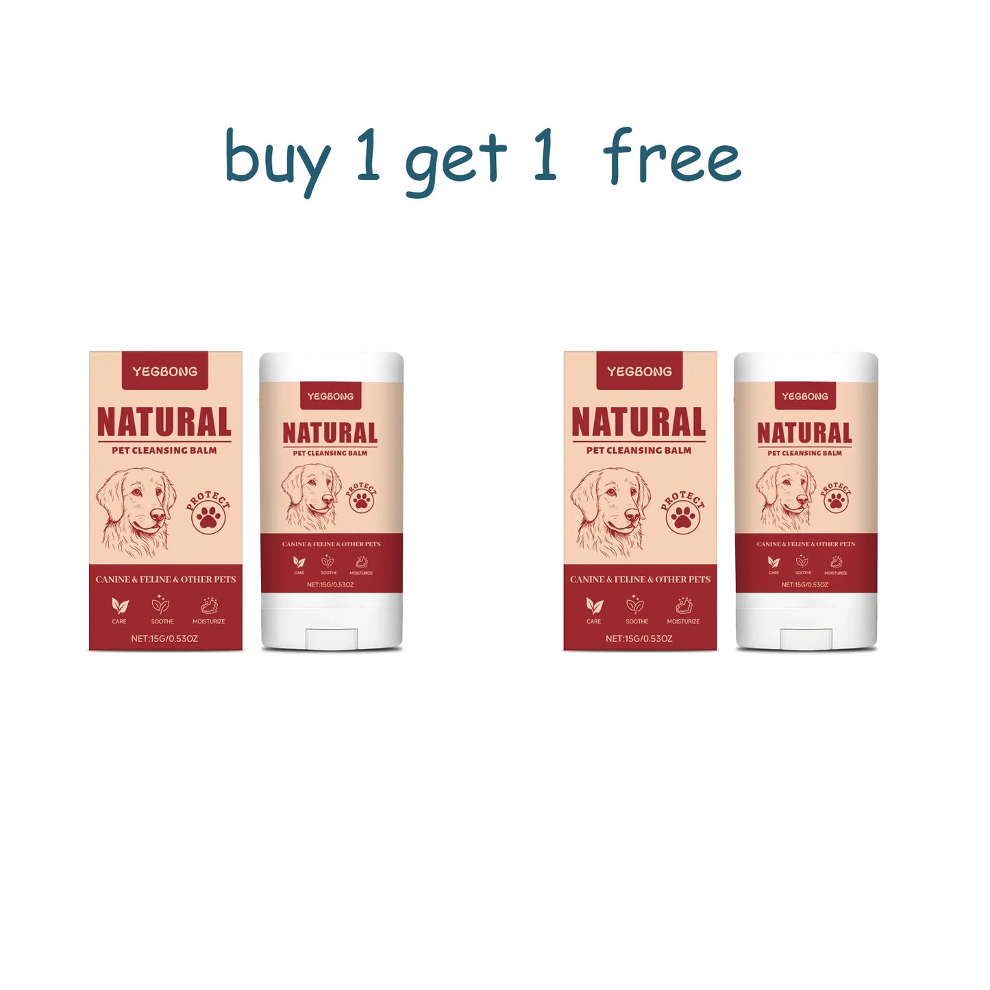 YEGBONG Pet Tear Stain Remover Cream Stick – Gentle 15g