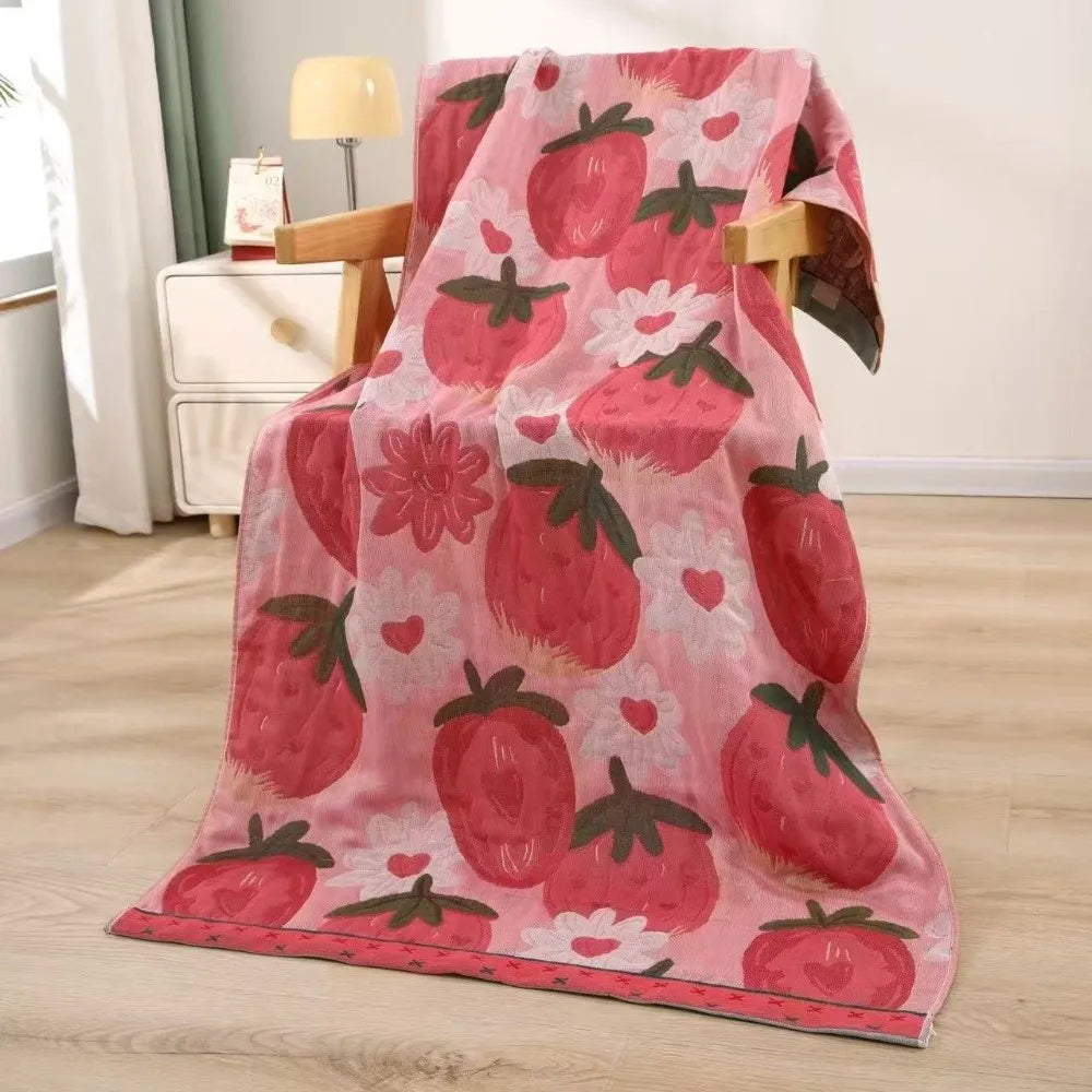 High Quality Multi Layer Bath Towel Double Sidedprinted Soft Beach Towel Multifunctional Small Blanket Universal in All Seasons Peaceful Pleasures Health and Wellness 03