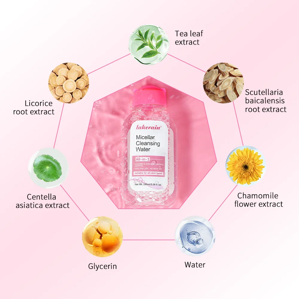 All in One Cleansing Water Deep Makeup Remove Sensitive Soothes Vegetarian Non-stimulating Cleaning Hydrate Cleansing Products Peaceful Pleasures Health and Wellness
