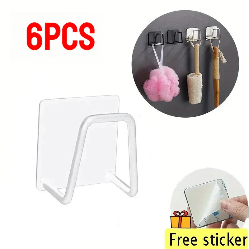 Stainless Steel Sink Sponge Holder | Adhesive Wall Organizer