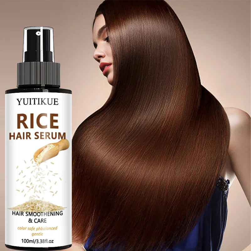 YUITIKUE Rice Water Hair Serum Spray – Nourish & Strengthen Hair Serum Spray Peaceful Pleasures Health and Wellness Default Title