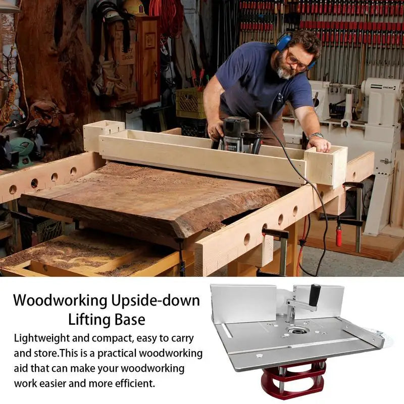 Aluminum Router Lift Kit for Woodworking Tables – Anti-Rust Router Lift System Peaceful Pleasures Health and Wellness
