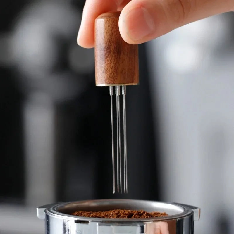 Stainless Steel Espresso WDT Tool – Tamper & Distributor