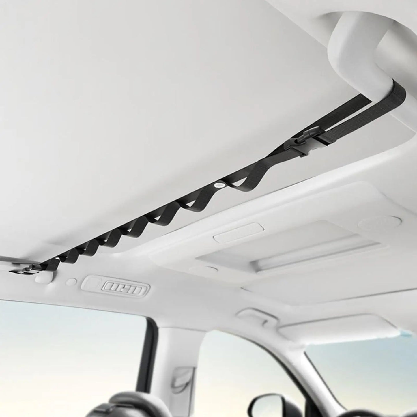 Portable Car Clothesline Hanger | Adjustable Travel Rope