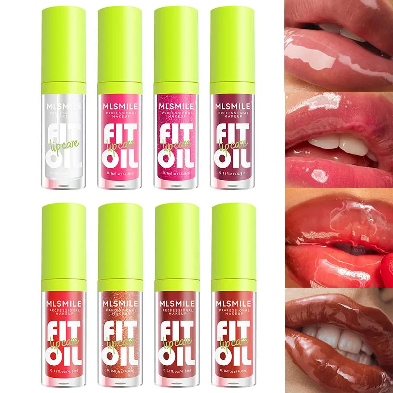 MLSMILE Plumping Lip Oil Gloss – Hydrating Mirror Finish