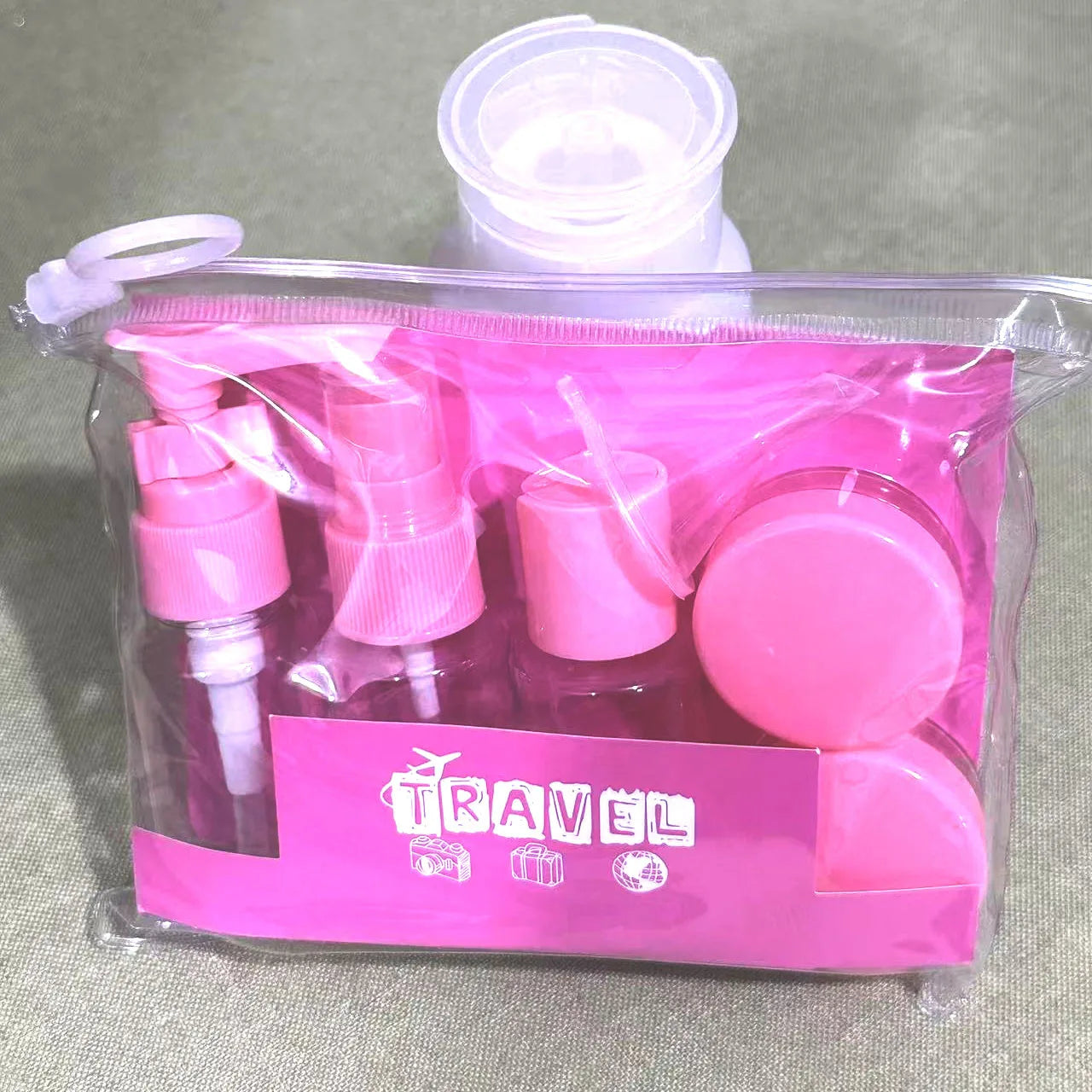 6-Piece Leak-Proof Refillable Travel Bottles for Toiletries