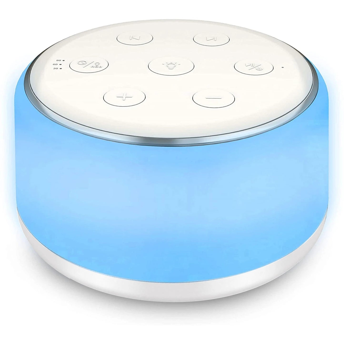 White Noise Machine | 34 Sounds, 7-Color Night Light & Timer