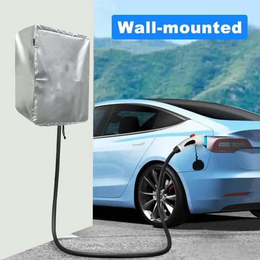 Universal EV Charger Weatherproof Cover, Waterproof Electric Vehicle Charging Station Protective Outdoor Rain Shelter 32*20*40cm Peaceful Pleasures Health and Wellness