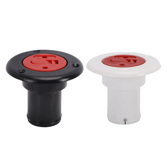 Boat Deck Filler Cap | Stainless Chain & O-Ring Seal Marine Deck Filler Peaceful Pleasures Health and Wellness