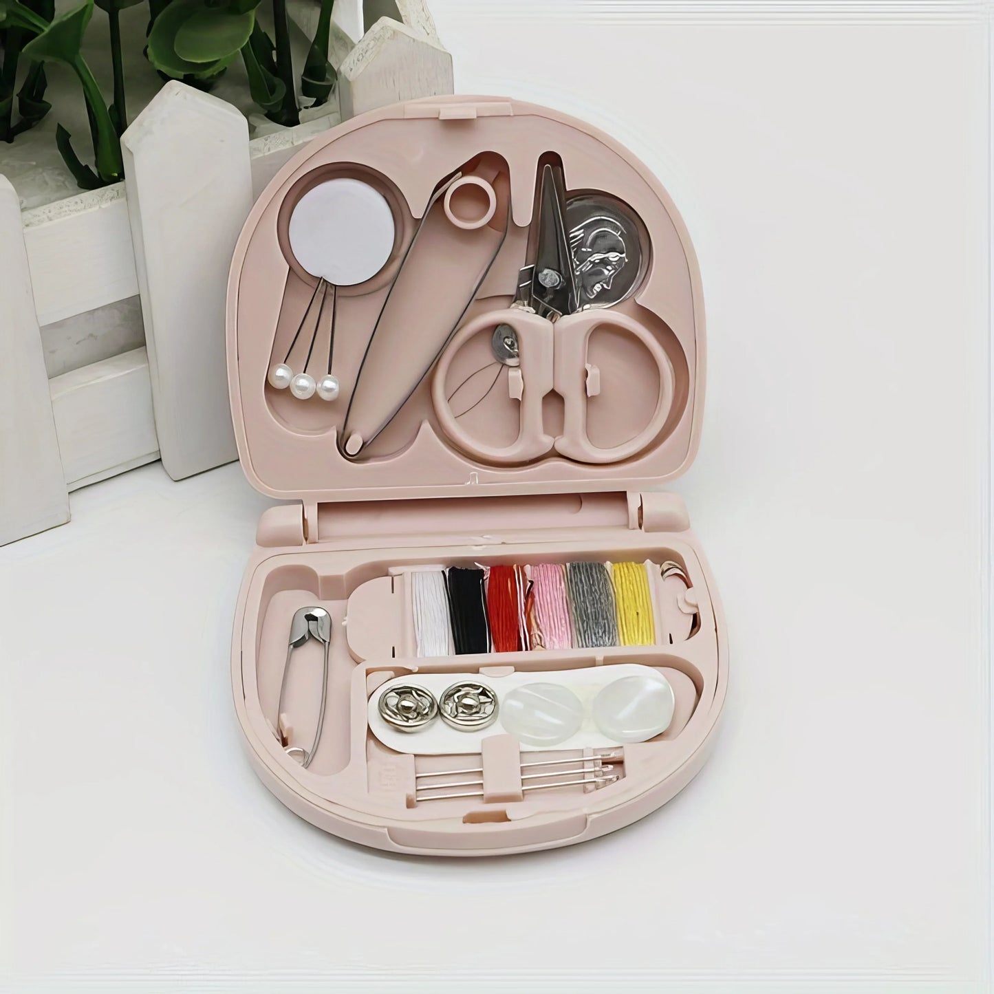 Pink Sewing Kit – Portable Complete Set for Home & Travel