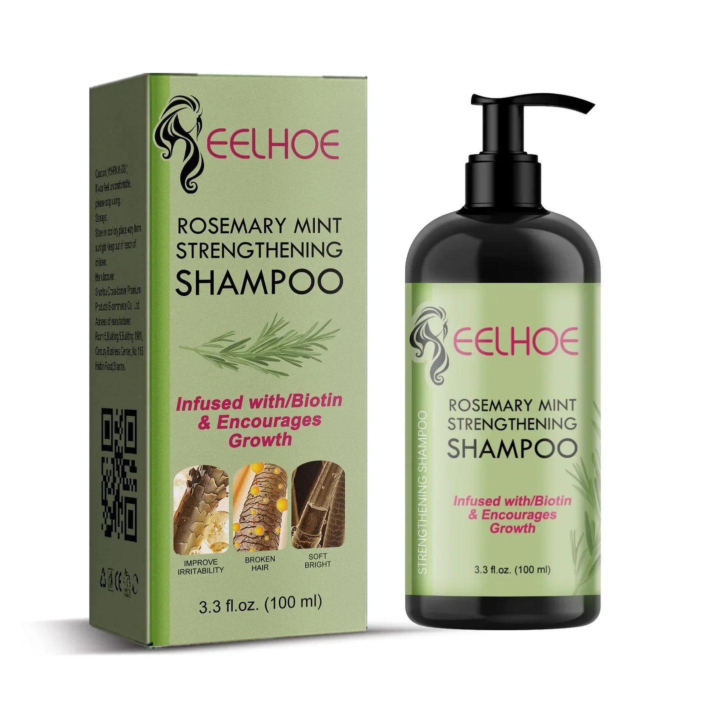 EELHOE Rosemary Nourishing Shampoo – Frizz Control & Scalp Care