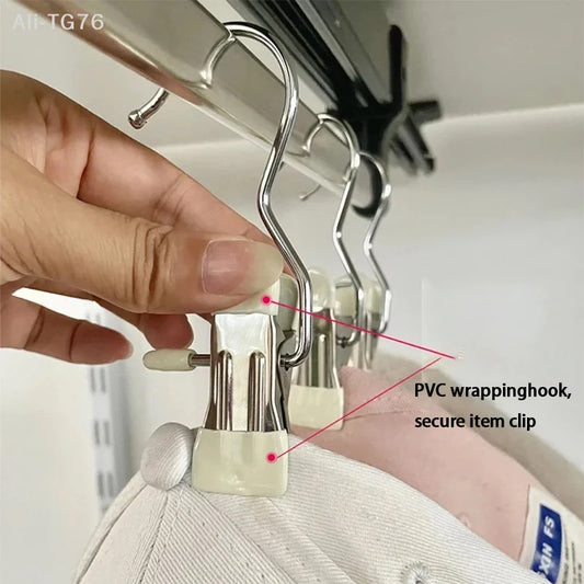 Stainless Steel Clip Hangers for Socks & Underwear – 10pcs Laundry Clip Hangers Peaceful Pleasures Health and Wellness