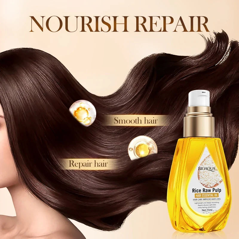 Rice Puree Hair Oil Conditioner – Keratin & Mineral Oils 70ml