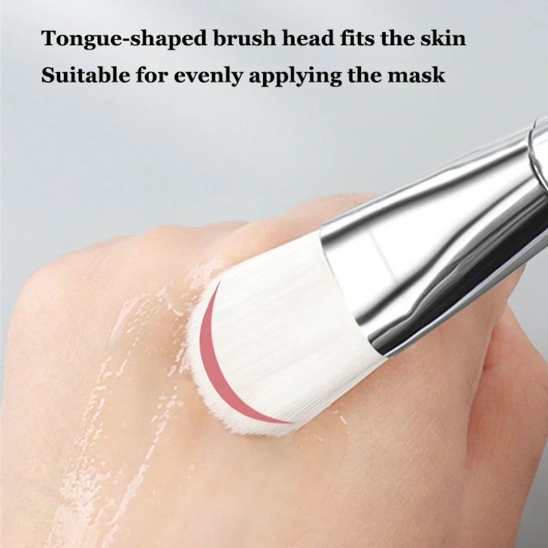 Double-Ended Silicone & Bristle Face Mask Brush | Beauty Tool