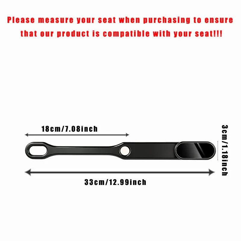 Car Seat Belt Holder & Extension Fixator – Anti-Pinch Clip