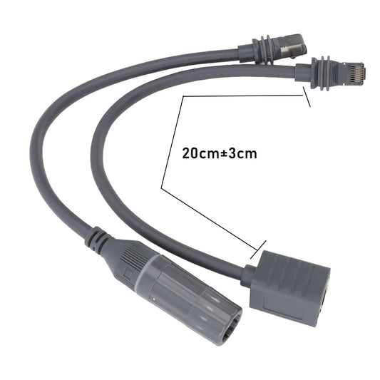 Replacement Cable Adapter For Starlink Rectangular Satellite Gen3 V3 For Starlink Cable RJ45 Adapters Female Connector Peaceful Pleasures Health and Wellness