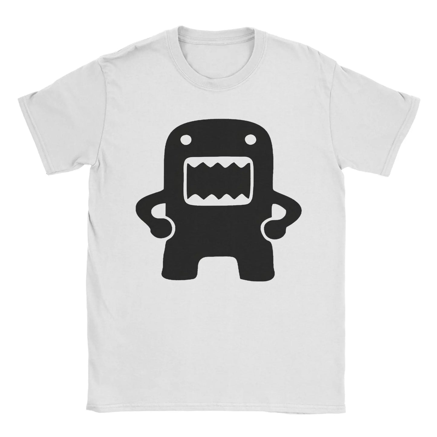 Novelty Domo Kun T-Shirt Men O Neck Pure Cotton T Shirts Short Sleeve Tees Gift Idea Clothes Peaceful Pleasures Health and Wellness 7 XXXL
