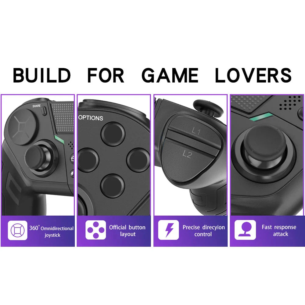 Wireless Bluetooth Gamepad for PS4, PS3, PC & Android | AyeBeau