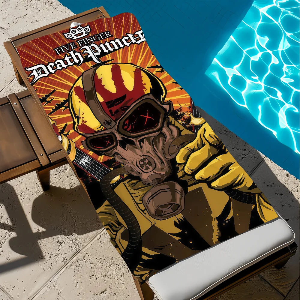 Five Finger Death Punch Quick-Dry Beach Towel | Gym & Travel
