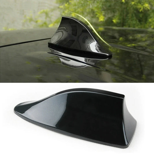 Car Shark Fin Antenna Signal Receiver Shark Antenna Modification No Drill Holes Roof Spoiler Decoration for All Vehicle Types Peaceful Pleasures Health and Wellness