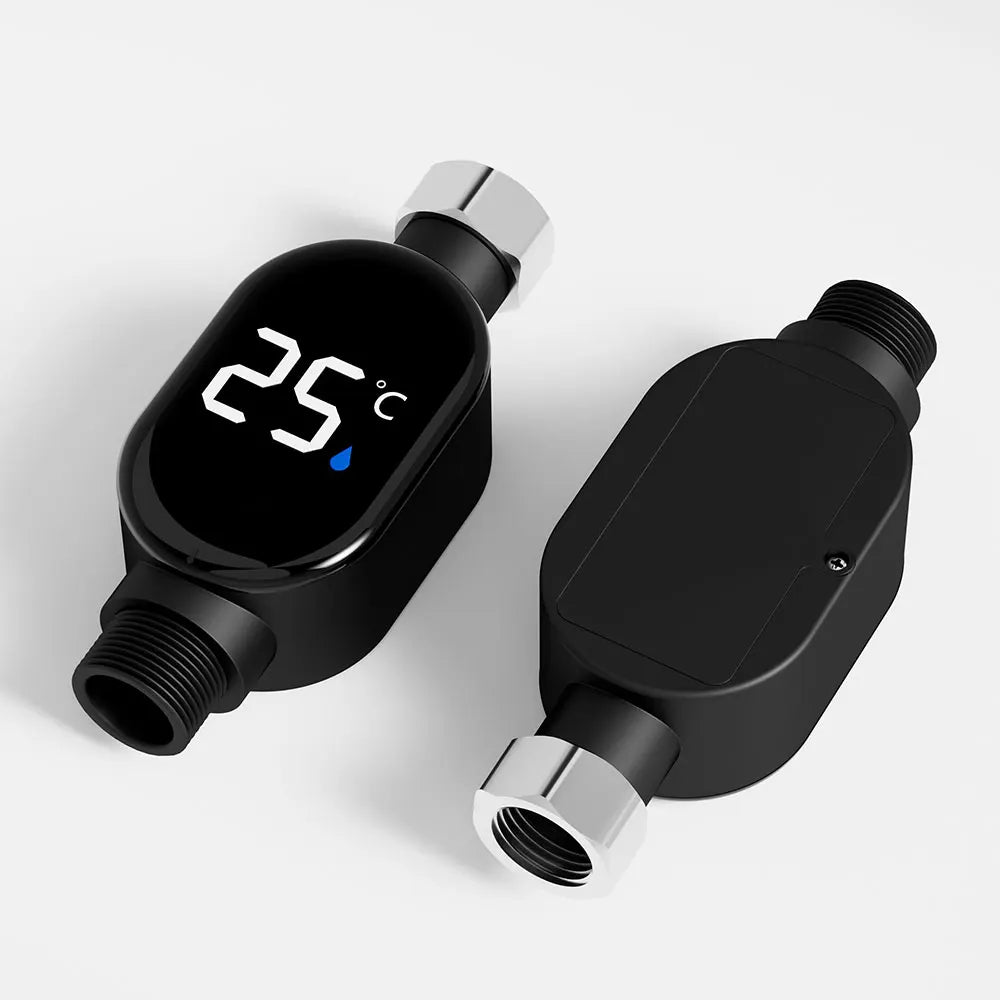 LED Digital Shower Thermometer | Waterproof 0–99°C Water Meter