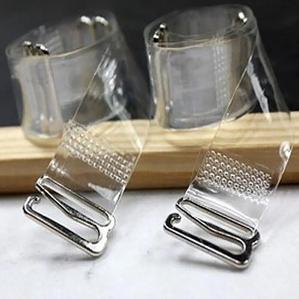 Transparent Invisible Bra Straps – Adjustable & Non-Slip