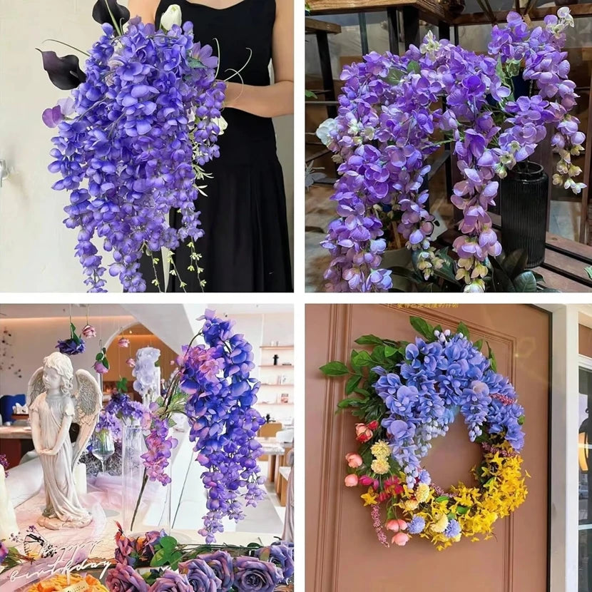 Silk Peony Artificial Flower String for Wedding & Home Decor