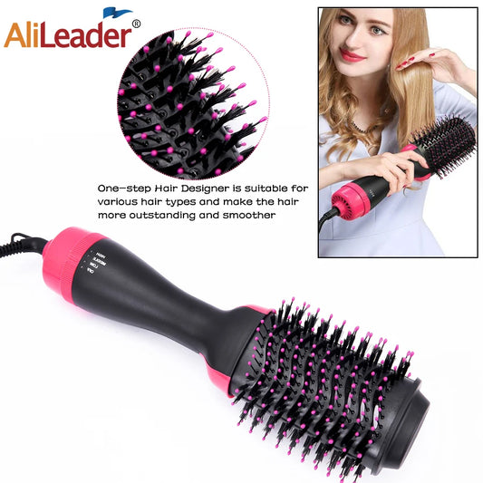 4-in-1 Hair Dryer Brush Blow-Dryer Styler Volumizer with Negative Ion Anti-Frizz Hot Air Brush Upgraded Hairdryer for Salon Peaceful Pleasures Health and Wellness