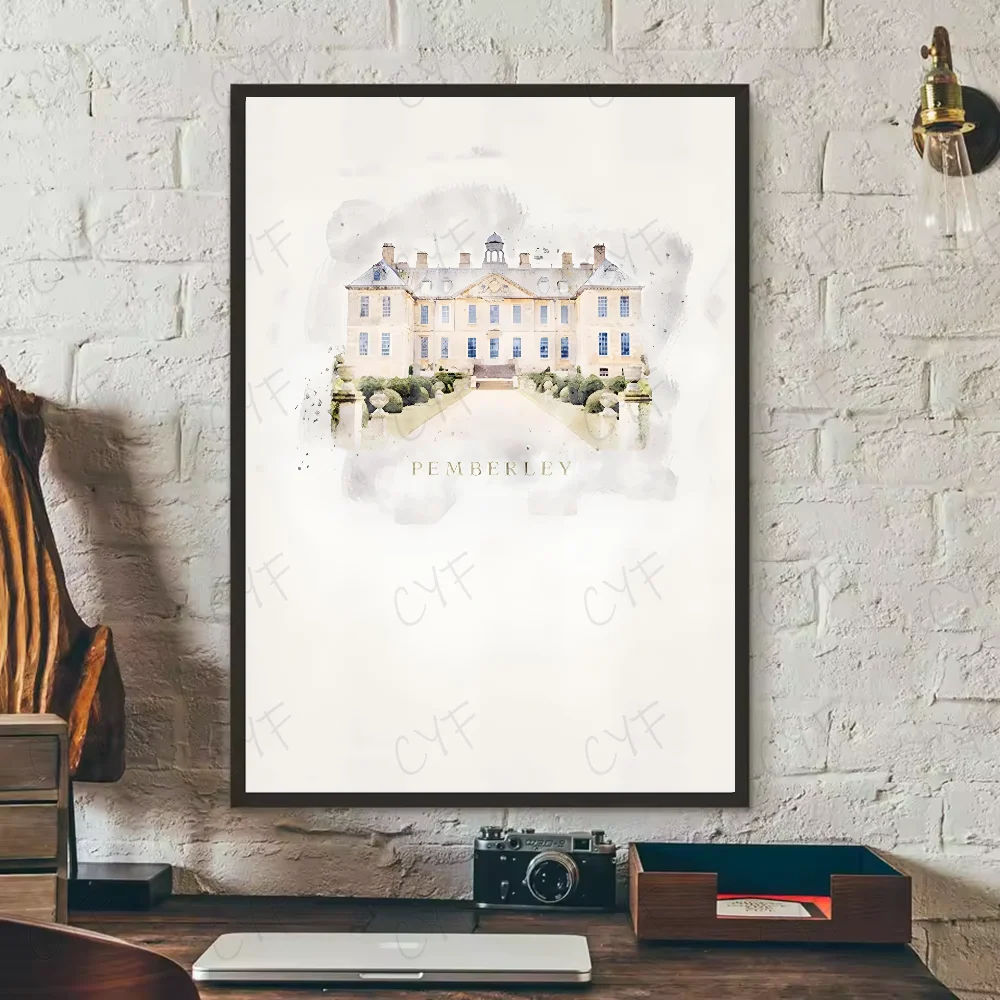 Pride & Prejudice HD Wall Poster – Waterproof PVC Art Print Wall Art Poster Peaceful Pleasures Health and Wellness z14 15X20cmNoframe