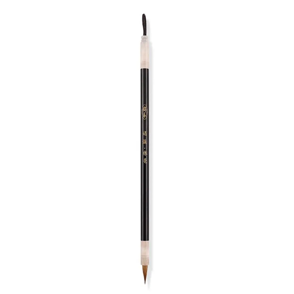 Traditional Chinese Calligraphy Brush Oil Watercolor Oil Painting Scriptures Writing Brush Wood Wolf Hair Art Paint Brush Peaceful Pleasures Health and Wellness 2
