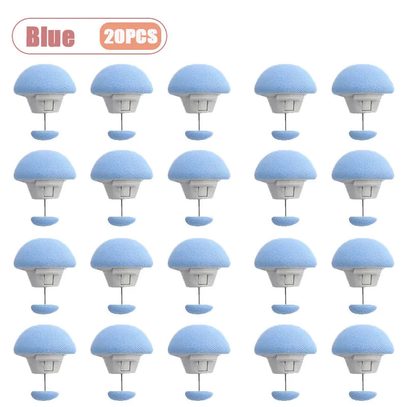 Mushroom Head Duvet Clips – No-Sew Bed Sheet Fasteners 20–80 PCS