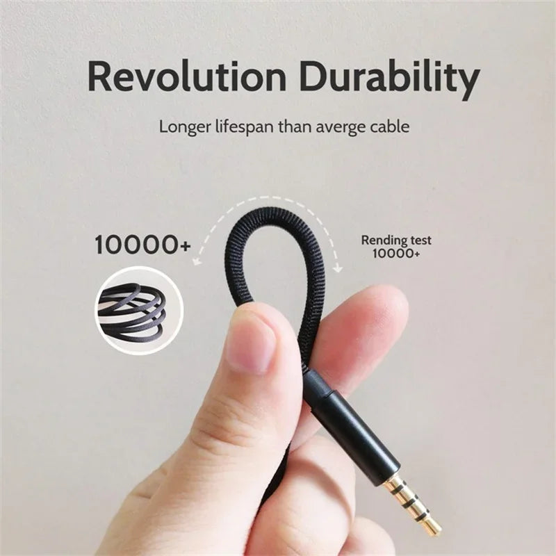 USB-C to 3.5mm AUX Audio Cable | Car & Headphone Adapter