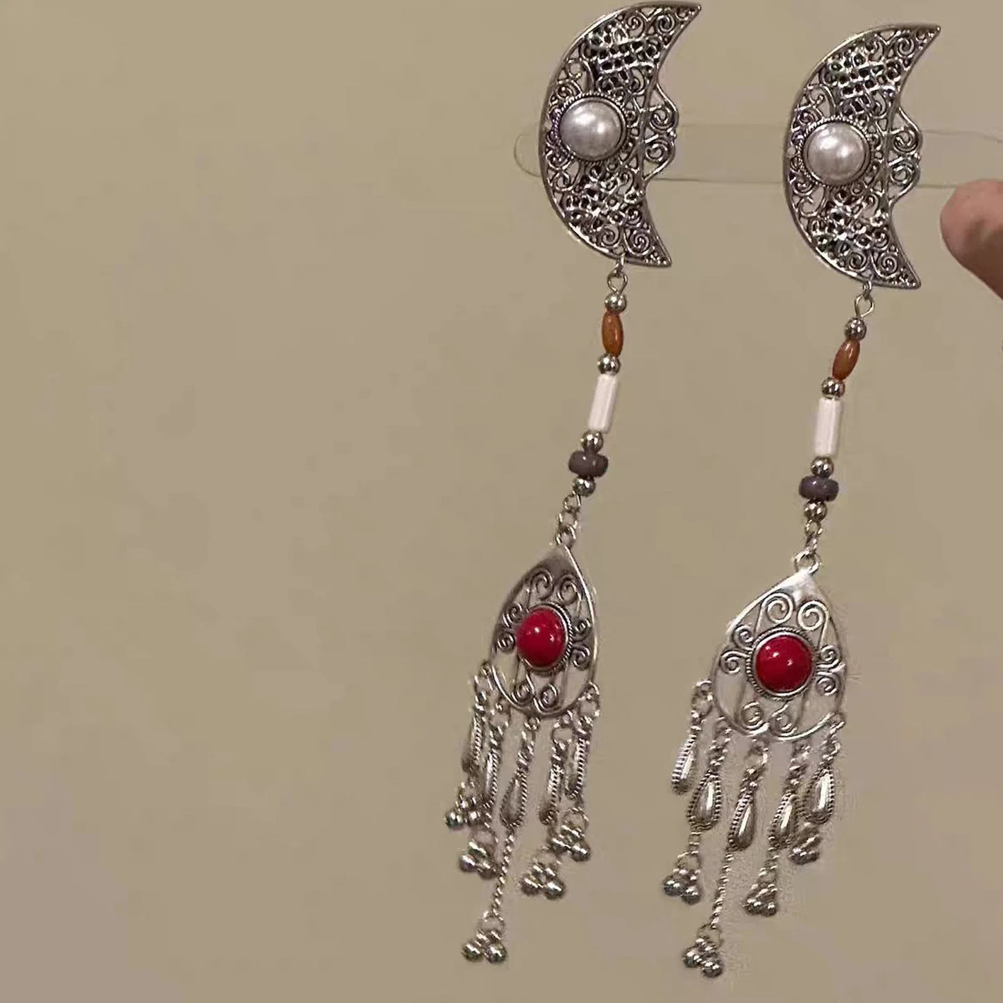 2pcs Ethnic Mongolian Style Hair Clips For Women Retro Court Design With Cultural Elements Peaceful Pleasures Health and Wellness