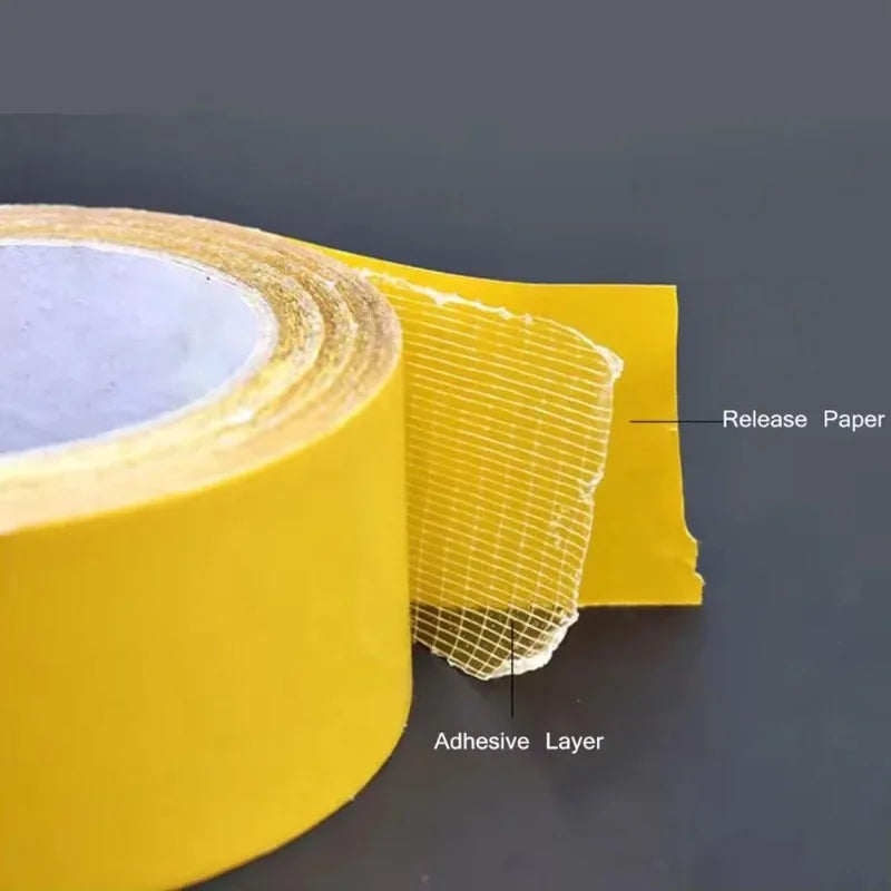 Double-Sided Carpet Tape – Cloth Base, Waterproof, 10m Roll