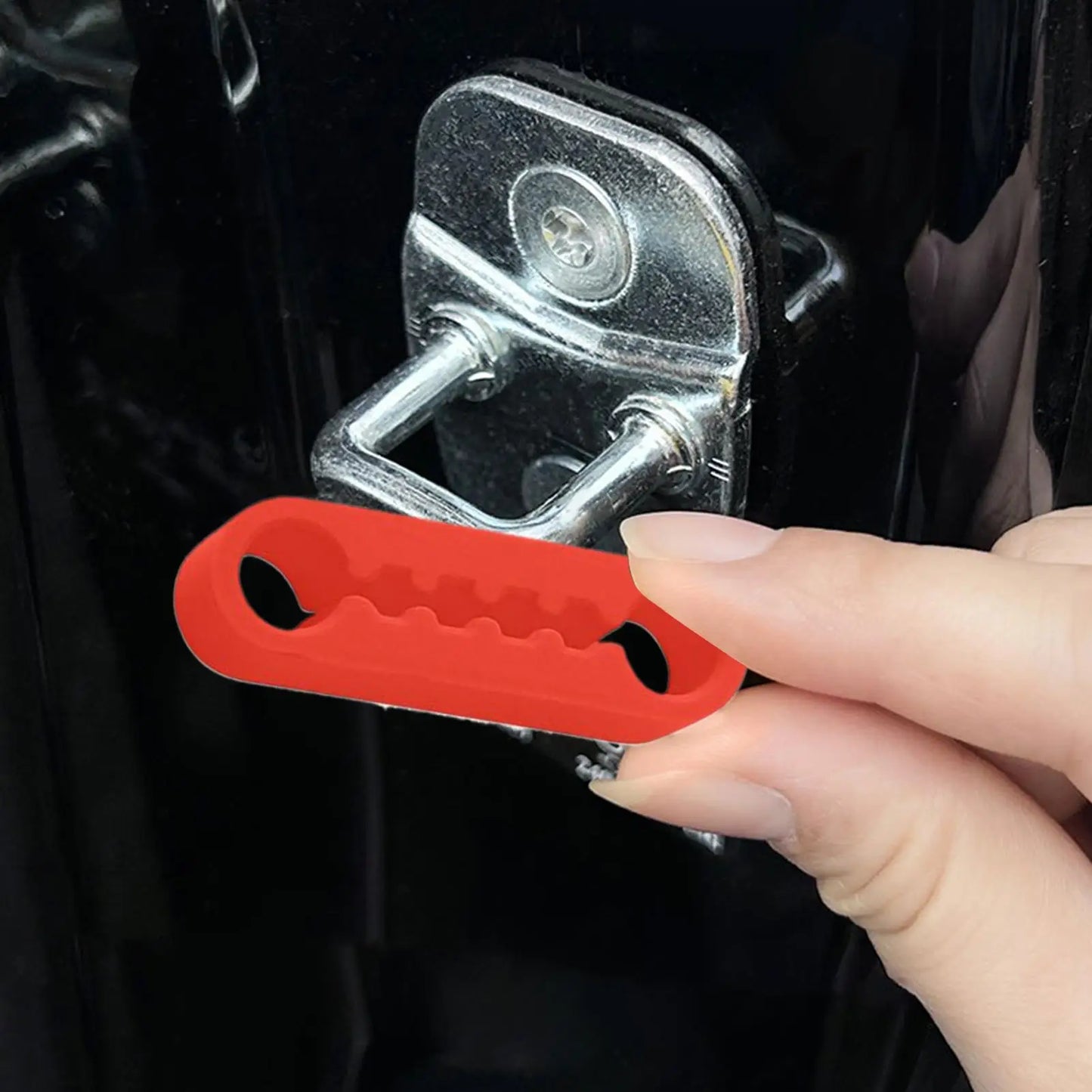 Silicone Car Door Shock Absorber Pads 4-Pack | Soundproof Damper