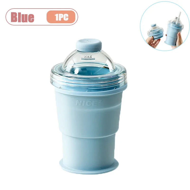 Foldable Silicone Ice Ball Maker Cup – BPA-Free Travel Mug