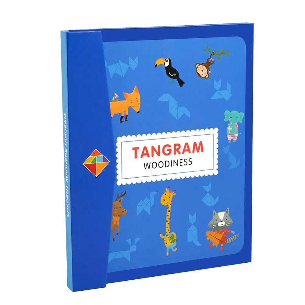 Magnetic Tangram Puzzle for Kids | Montessori Learning Toy
