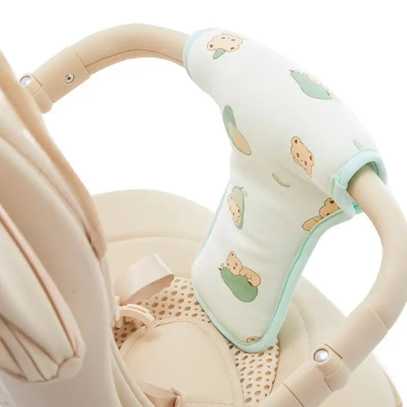 Baby Stroller Shoulder & Crotch Strap Pads | Soft Cotton Comfort