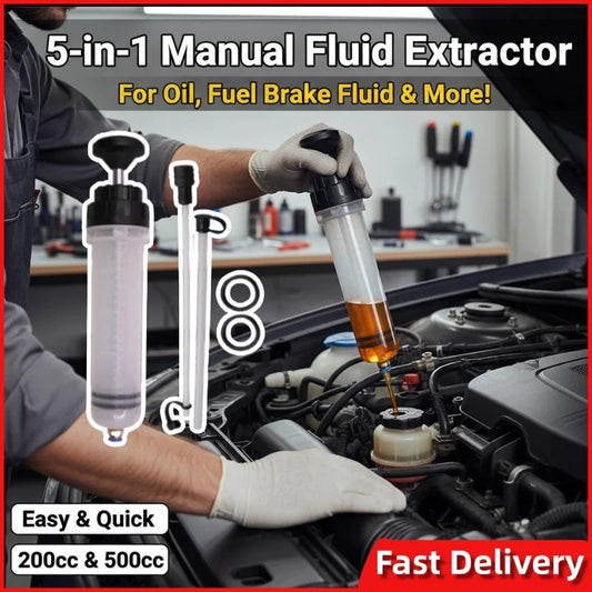 Manual Oil Fluid Extractor Syringe Pump – 200cc & 500cc Fluid Extractor Pump Oasis Select