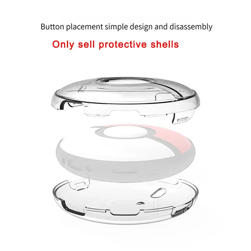 Crystal Protective Case for Pokémon GO Plus+ with Lanyard & Hand Strap Peaceful Pleasures Health and Wellness