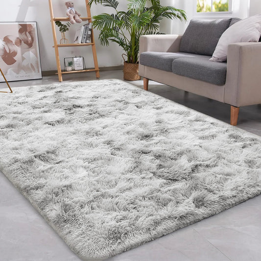 Rugs 160x230cm 120x160cm Soft Fluffy Area Rugs for Bedroom Living Room Dorm Nursery Kid Washable Rug Antiskid Shaggy Rug Carpets Peaceful Pleasures Health and Wellness Grey 160x230cm