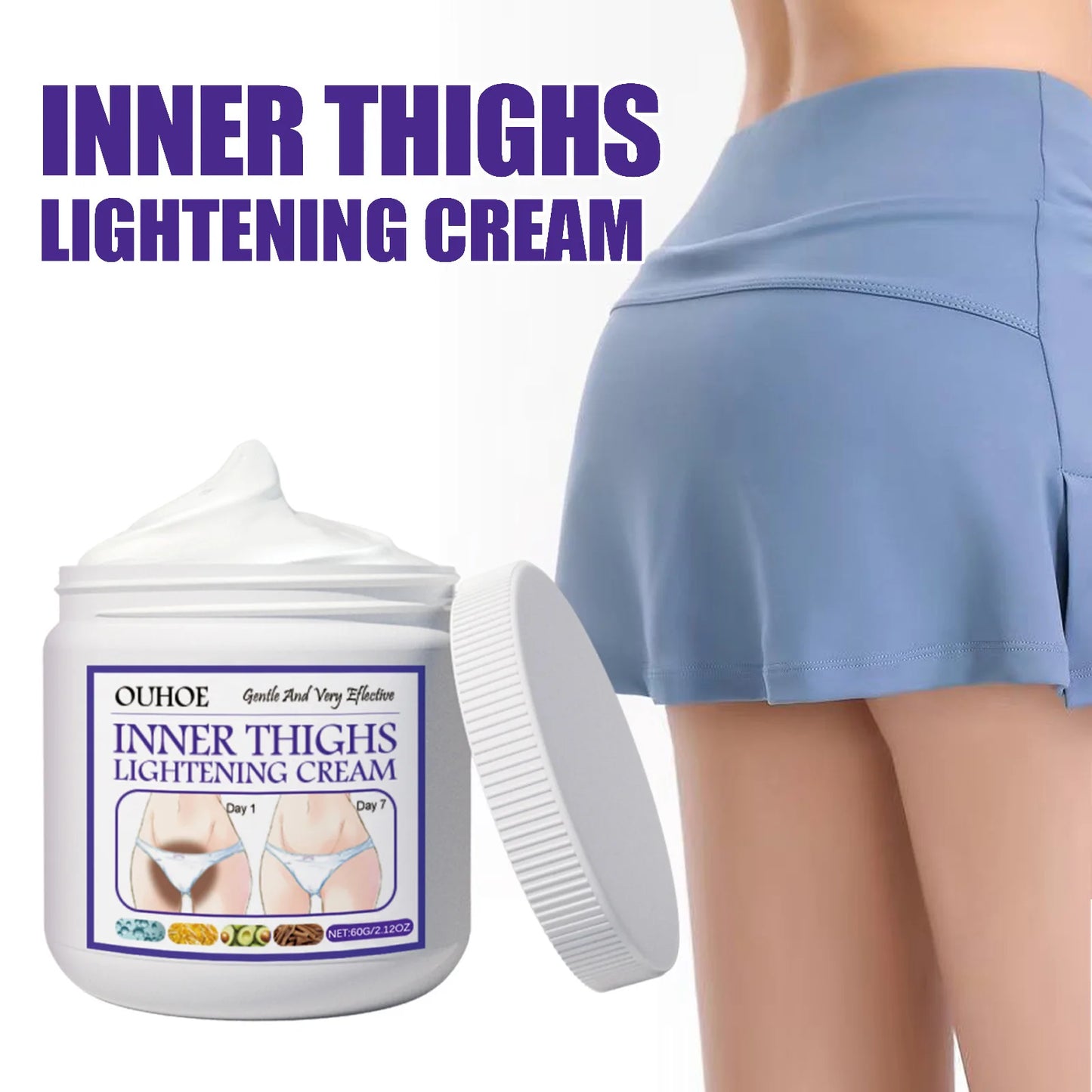 Private Parts Whitening Cream – Dark Spot & Melanin Removal 60g