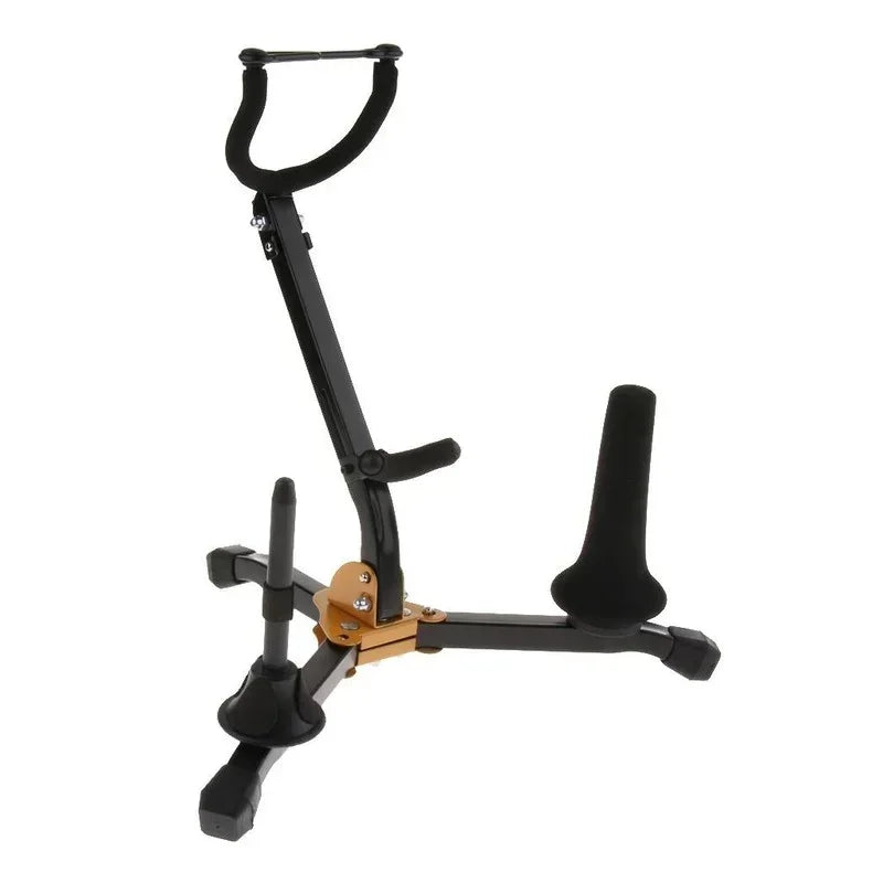 Foldable Portable Alto Tenor Saxophone Stand Sax Tripod Holder