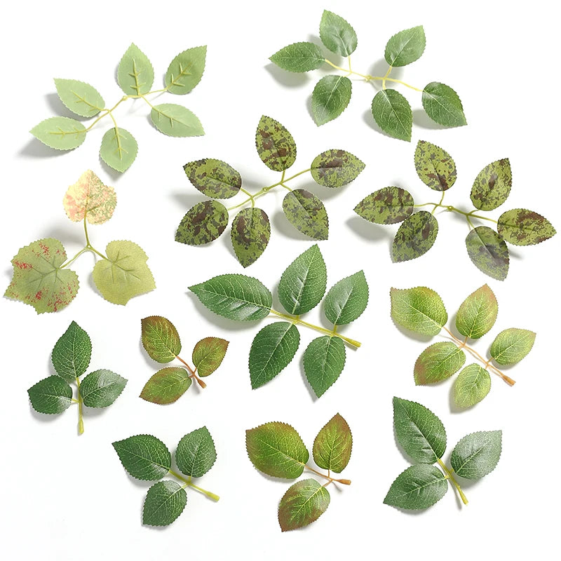 Silk Artificial Leaves for Wedding & Home Decor – 10/30/50 Pcs