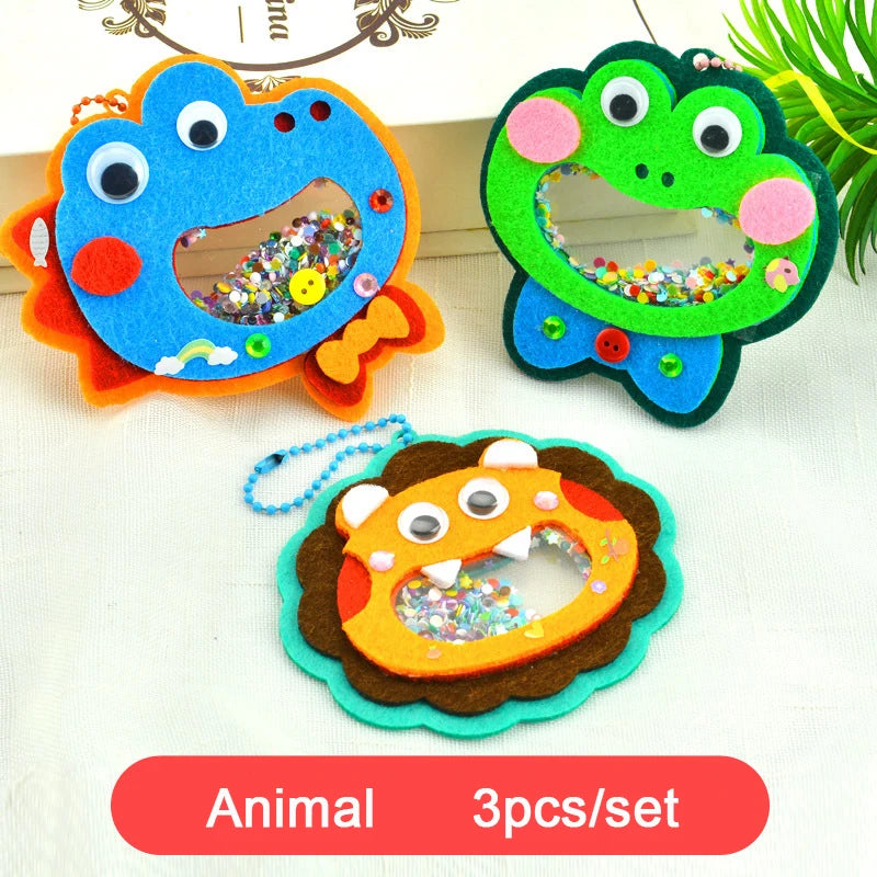 Creative Sequin Shaker Halloween Animal Pendant Handmade Craft