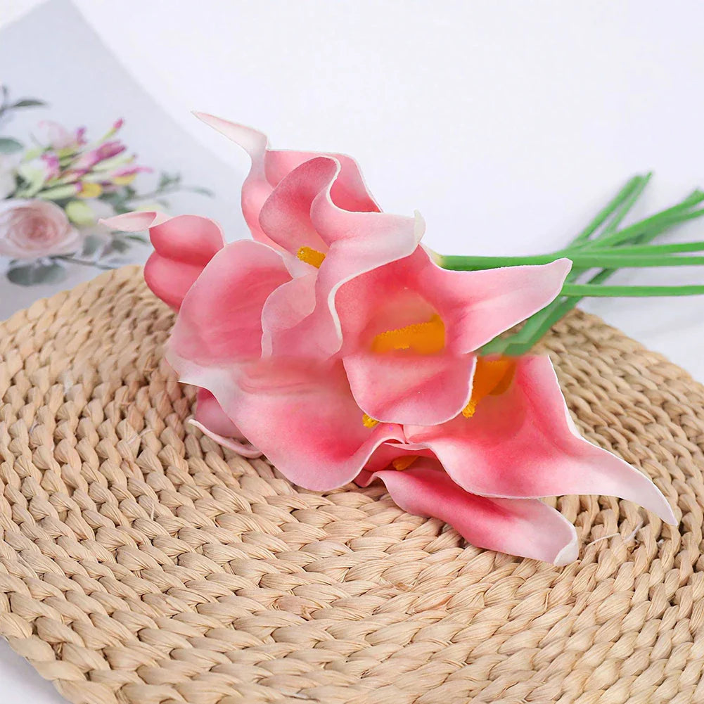 Calla Lily Artificial Bouquet – Wedding & Home Decor Flowers