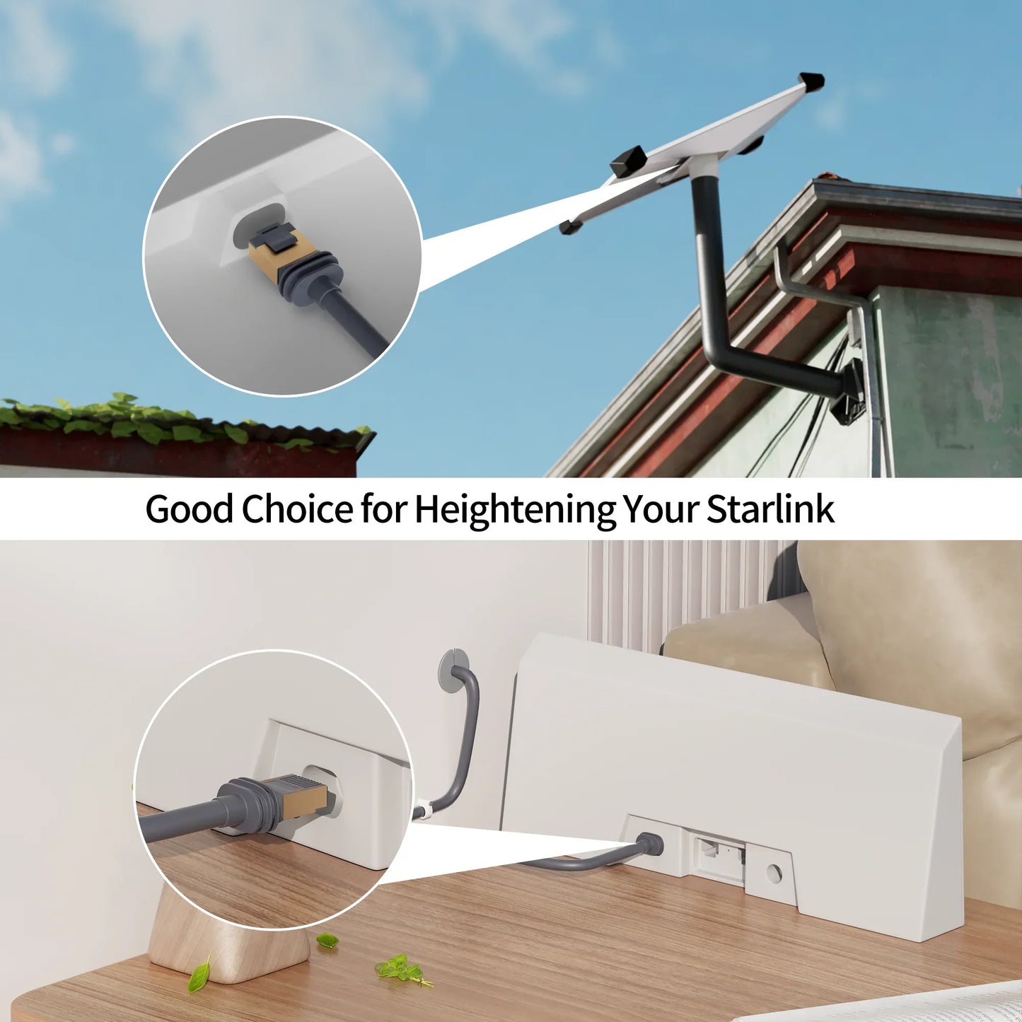 Starlink Gen 3 & Mini Replacement Ethernet Cable Peaceful Pleasures Health and Wellness
