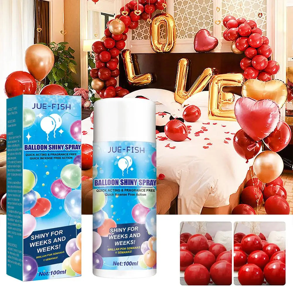 Balloon Shine Spray – High Gloss Polish for Latex & Foil Balloons