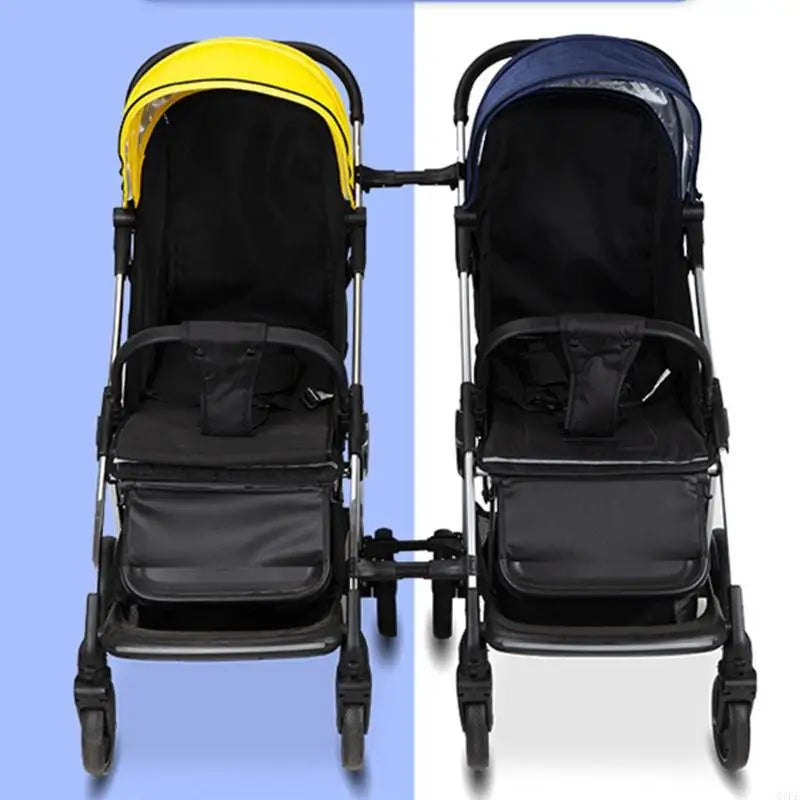 3-Piece Twin Baby Stroller Connector | Adjustable Universal Linker