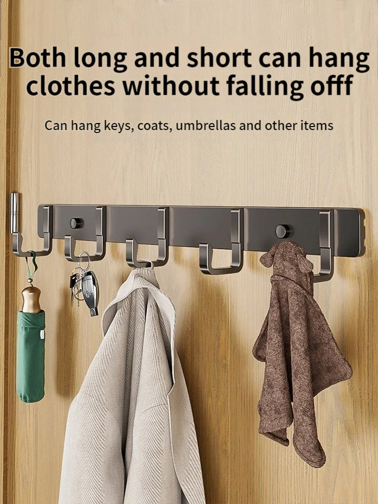 YUNJIEYA Aluminum Wall Hooks – Coat, Robe & Wardrobe Hanger